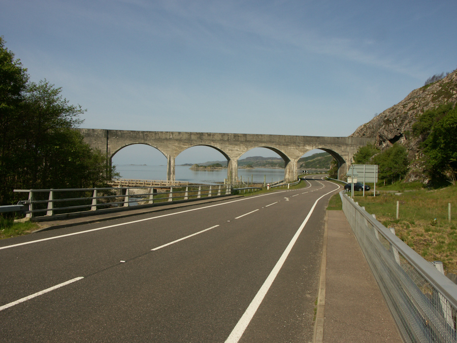 Loch Nan Uamh Viaduct over Gleann Mama